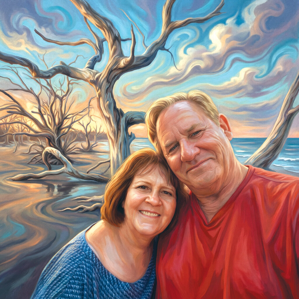 Pat and Brenda - Jekyll Island - PRINT
